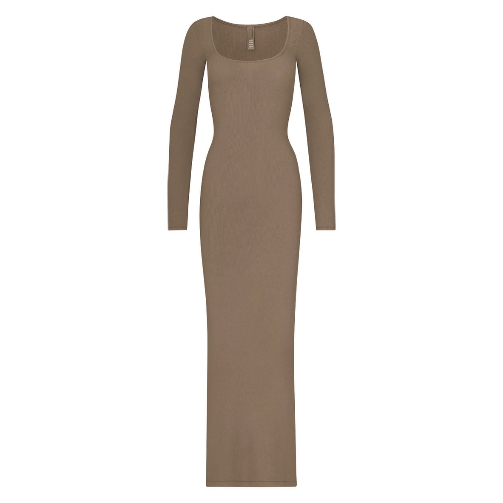 Skims Long Slip Dress Soft Lounge